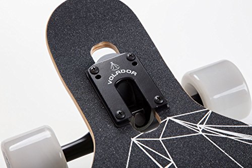 VOLADOR 42inch Freeride Longboard Complete Cruiser (Drop Through Deck - Camber concave)(Cocktail) - Thumbnail 5
