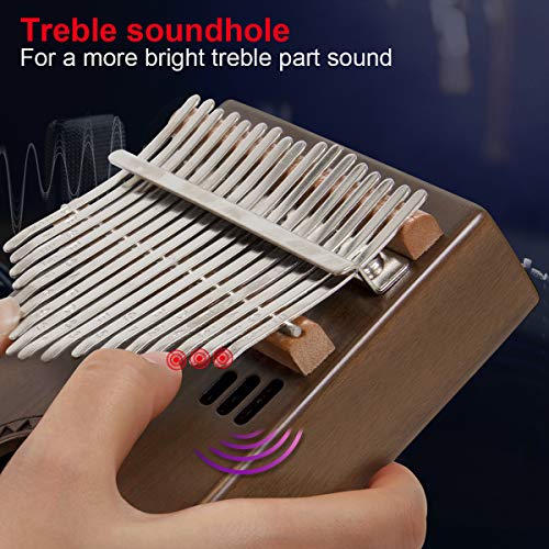 AKLOT 17 Touches Clés Kalimba, Professionnel De Haute Qualité Doigt Pouce Piano Instrument de Musique Cadeau pour les… - Les Beatles, Paul McCartney, John Lennon, RIngo Starr, George Harrison AKLOT 17 Touches Clés Kalimba, Professionnel De Haute Qualité Doigt Pouce Piano Instrument de Musique Cadeau pour les… – Image 4