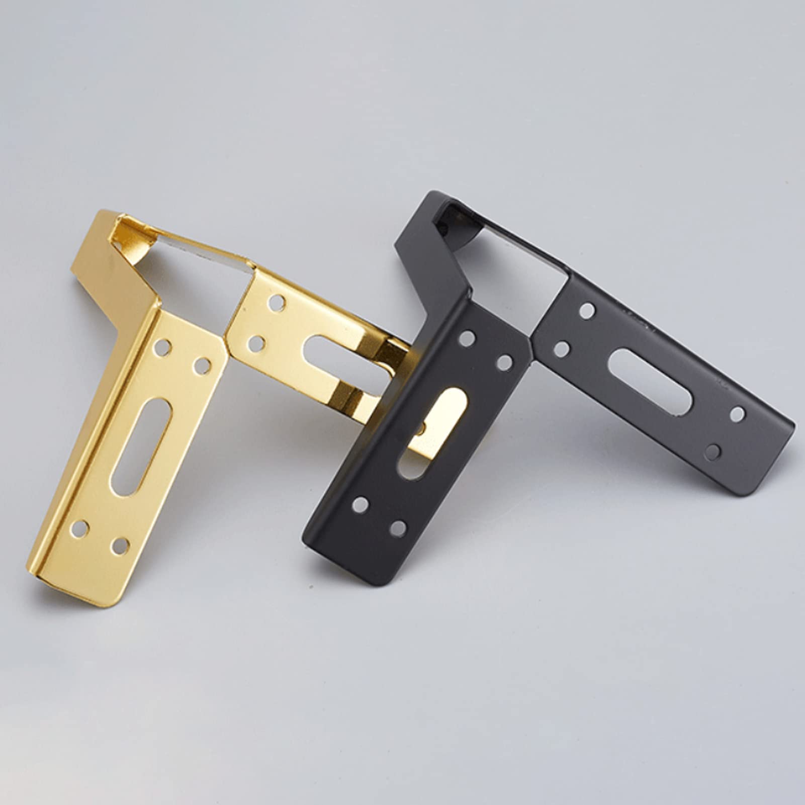 4 x nogi meblowe, metalowe nogi do szafy, nowoczesne trójkąty stolik kawowy, nogi podporowe dla majsterkowiczów, szafka zastępcza, szafka nocna, szafa (15 cm (5,9 p