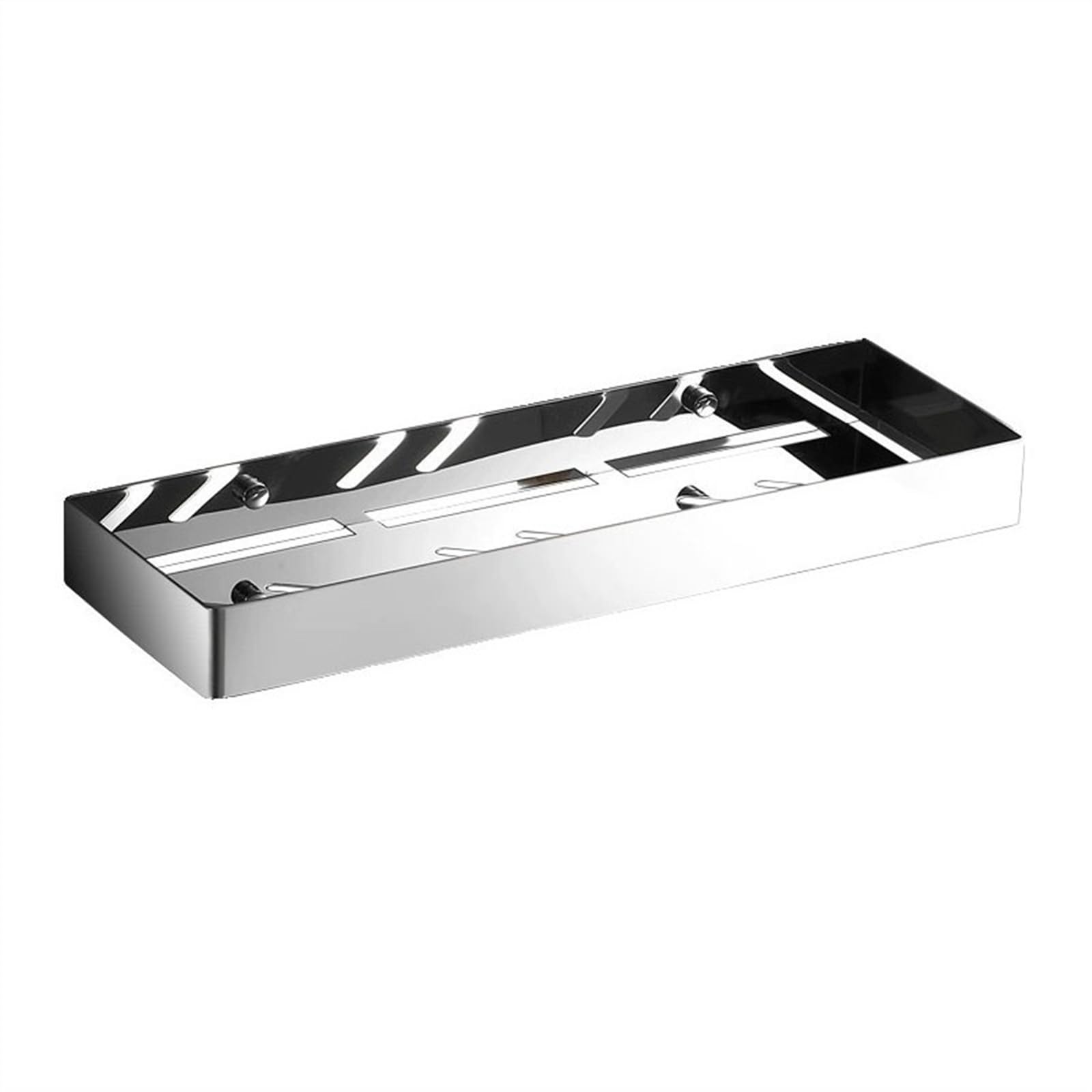 SDGBCXD bathroom shelves, Wall Mounted Bathroom Shelf Organizer, Drill-Free Floating Storage Rack for Kitchen & Balcony(M)