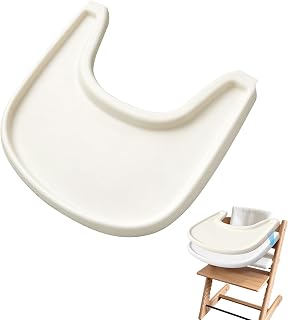 Silicone Tray Cover Compatible with Stokke Tripp Trapp Tray | Creamy-white,Dishwasher Safe & BPA Free,Durable & Easy to Clean - Quick, Simple Installation