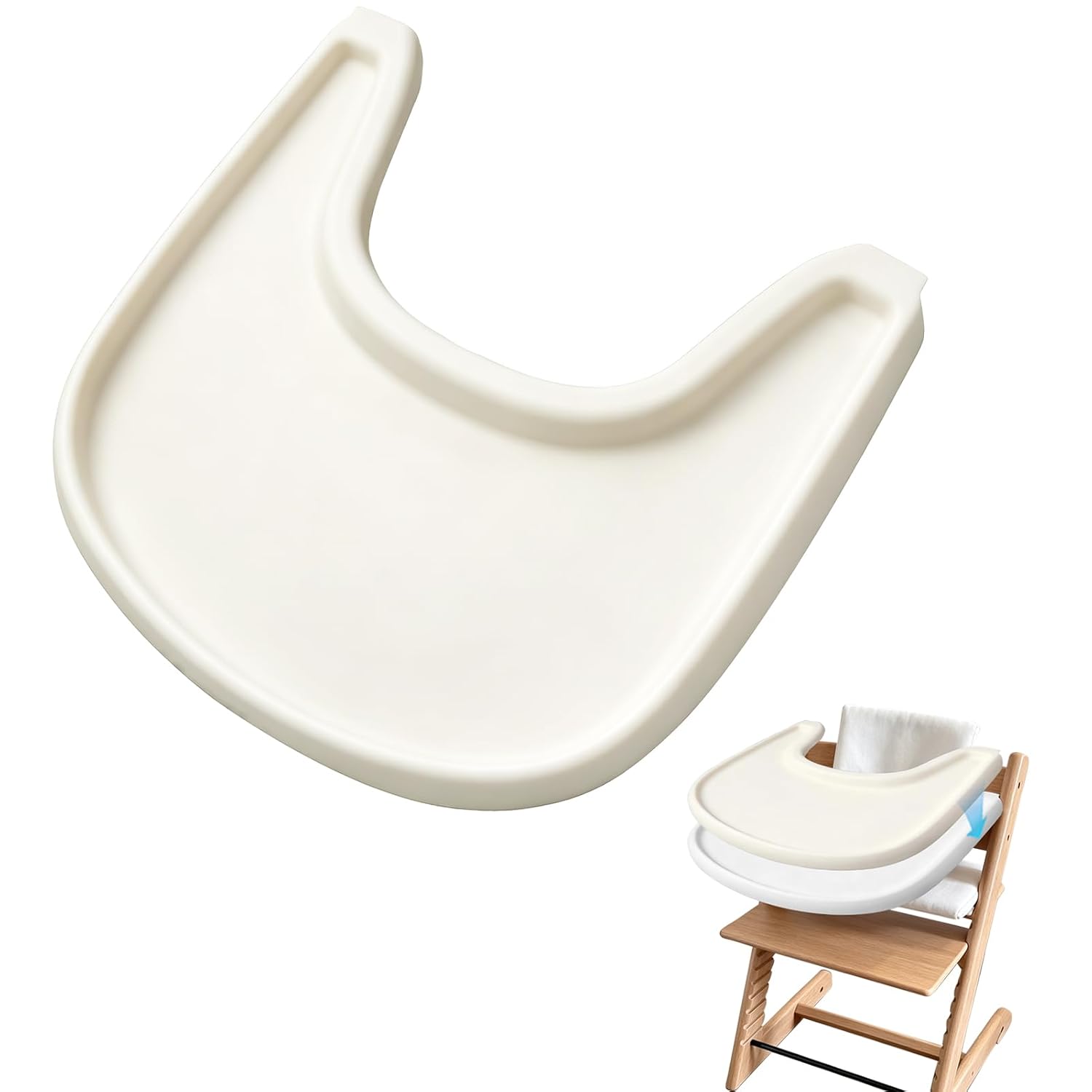 Silicone Tray Cover Compatible with Stokke Tripp Trapp Chair Tray