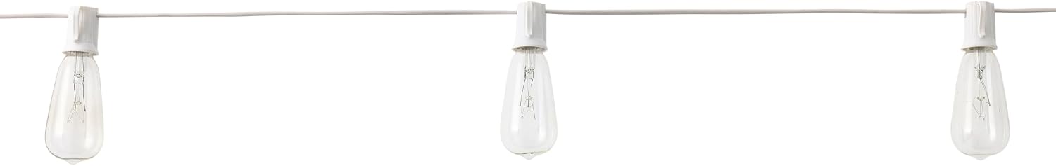 Ashland 10ct. Edison String Lights with White Cord