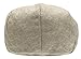 Men's Linen Flat Ivy Gatsby Summer Newsboy Hats (Khaki, LXL)