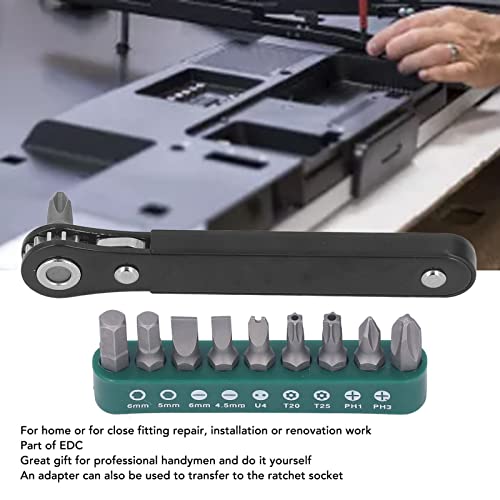 Conjunto de Mini Chaves de Fenda de 11 Peças, Mecanismo Fino Fixado Magneticamente, Sistema de Catra