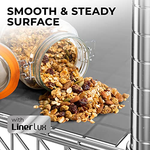 4 Pack Shelf Liner For 14" X 36" Wire Shelves, Heavy Duty, Extra Thick, Non Adhesive, Plastic, Durable, Waterproof, Wire Rack Shelf Liner #TOP3