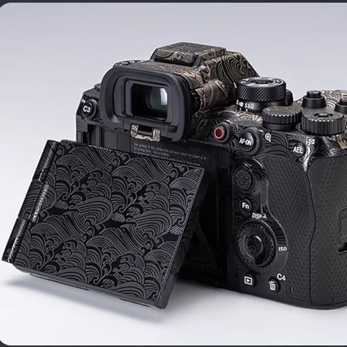 JERXTTON A9 III - Película protectora antiarañazos para cámara Sony Alpha 9 III ILCE-9M3 α9III A9M3 (Wave Black) - imagen 3