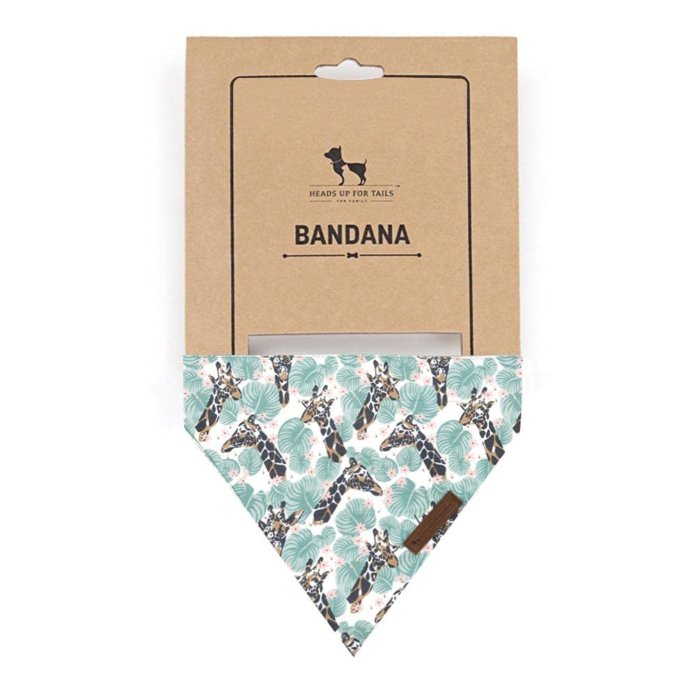 Heads Up For Tails Jungle Collection Towering Grace Reversible Dog Bandana - L (B09H59PVKN) Amazon Price History, Amazon Price Tracker