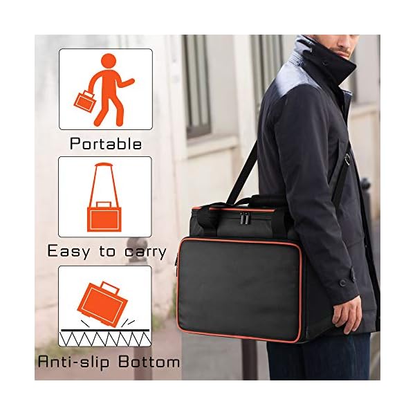Trunab Tasche für Generator, Kompatibel mit Jackery Explorer, Reisetasche für Tragbares Kraftwerk mit Taschen für Ladekabel und Zubehör – Bild 6