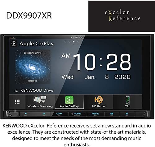 Kenwood Excelon DDX9907XR 6.8 pulgadas pantalla táctil capacitiva miniatura 3