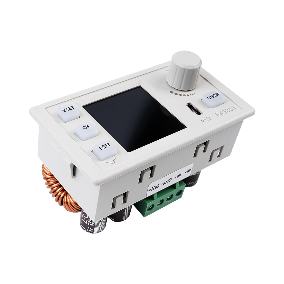 Regolatore di Tensione CC 60 V 6 A Multimetro Tensione CC Corrente Regolabile Step Down Alimentatore Voltmetro convertitore Buck