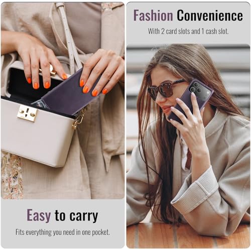 Étui en cuir iPhone 17 Pro Max chic et robuste avec protection RFID - 5