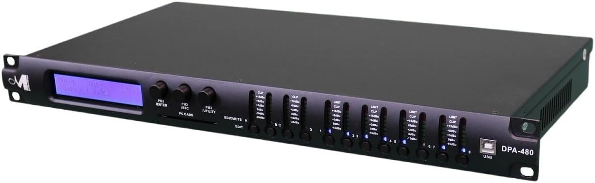 MARANI DPA480 4 Input - 8 Output XLR Conference Digital Speaker Computer Controlled Management System & Matrix Mixer DSP Engine Platform