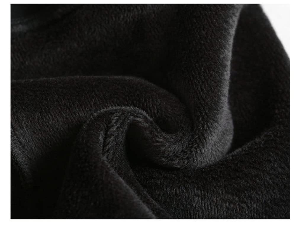 Thermoleggins Für Damen,Damen Thermal Leggings Fashion Plus Size Gefälschte Zwei Graue Pu-Leder Faltenrock Hoch Taillierte Leggings Dickes Fleece Gefüttert Dehnbare Hose Strumpfhose Für Winter O
