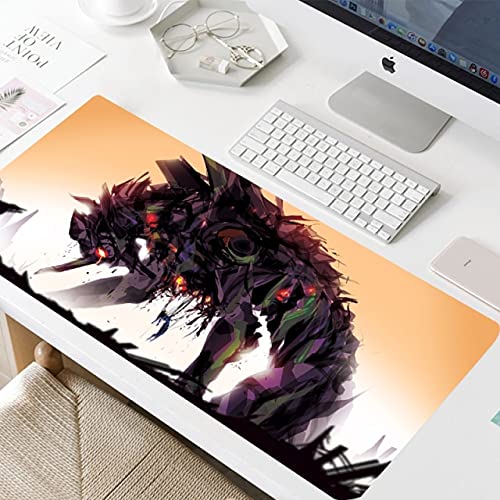 Preisvergleich Produktbild Evangelion Anime Mauspad Großes Mauspad Tastaturen Gamers Decoracion Schreibtischunterlage für - Evangelion 9,26x21 cm