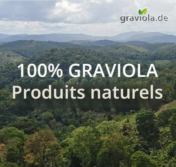 6 x 100% JUS DE FRUIT DE COROSSOL 6 x 500ml - non filtré et végétalien - à base de 100% purée de corossol. Guanabana. Soursop. Graviola. Stachelannone