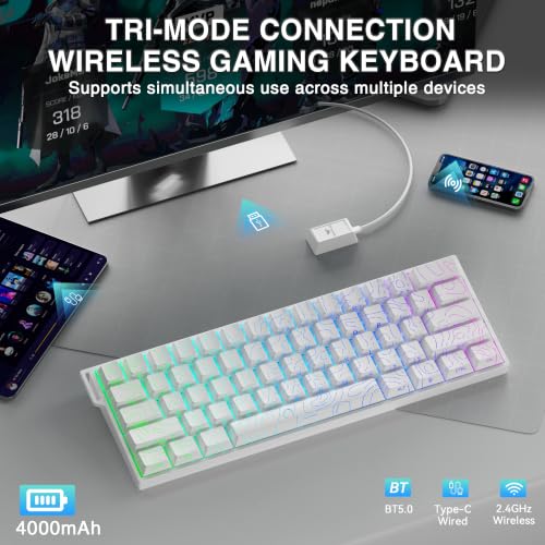 Image of Aula MINI60 HE MAX Wireless Gaming Keyboard 60% Magnetic Switch Keyboard