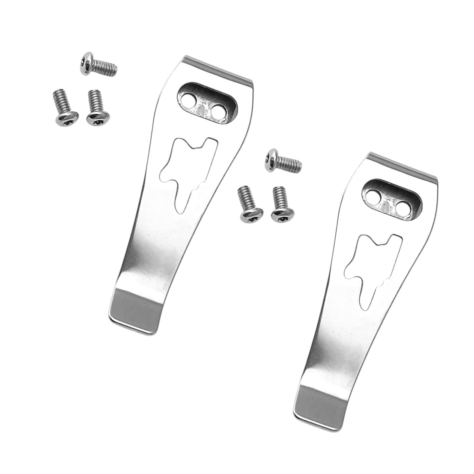 Whoasyst White Professional Grades Folding Tool Clip Resistant 420 Stainless Steel Pockets Clip For Outdoors Enthusiasts Folding Cutter Pockets