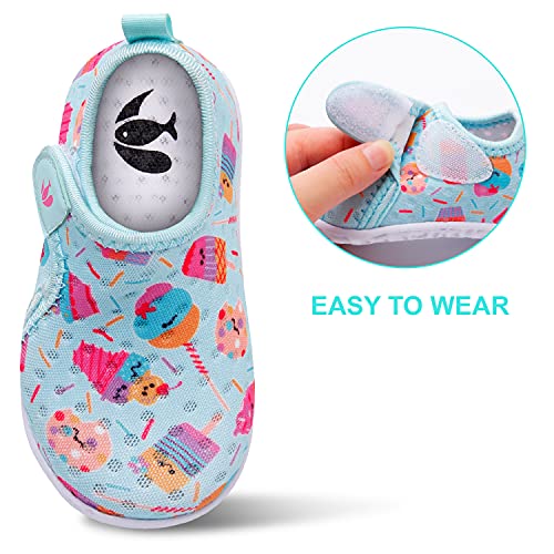 Image of FEETCITY Baby Boys Girls Water Sport Shoes Barefoot Kids Aqua Socks Quick-Dry Beach Swim Pool Shoes