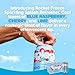 SPLASH REFRESHER Sparkling Water, Rocket Freeze - 8-Pack, 12 Fl Oz Cans - Flavored Carbonated Seltzer Water with Electrolytes, Zero Sugar & Zero Calories