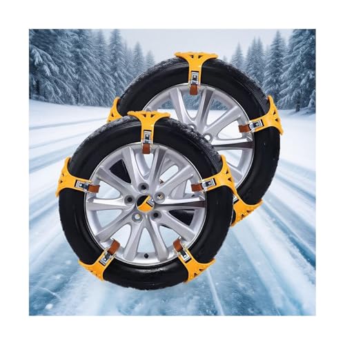 Auto-Schneeketten für BM𝘞 IX3 SUV(2020-),10 Stück Anti-Rutsch Autoketten - Sichere Haftung bei Glatteis, Schnellmontage, Kältebeständiges Material, Ganzjahresschutz