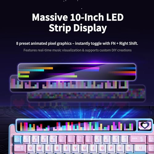 Image of LEOBOG x Classroom AMG65 Mechanical Gaming Wireless Keyboard Dual Screen