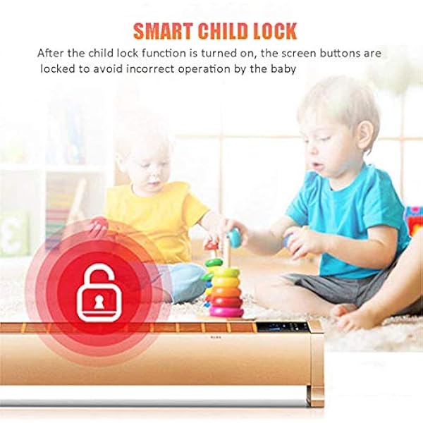 Riscaldatori elettrici Riscaldatori elettrici Riscaldatori a convezione a battiscopa, battiscopa intelligente Riscaldatore a convettore casa, riscaldamento di tutta la casa, temperatura costante, con