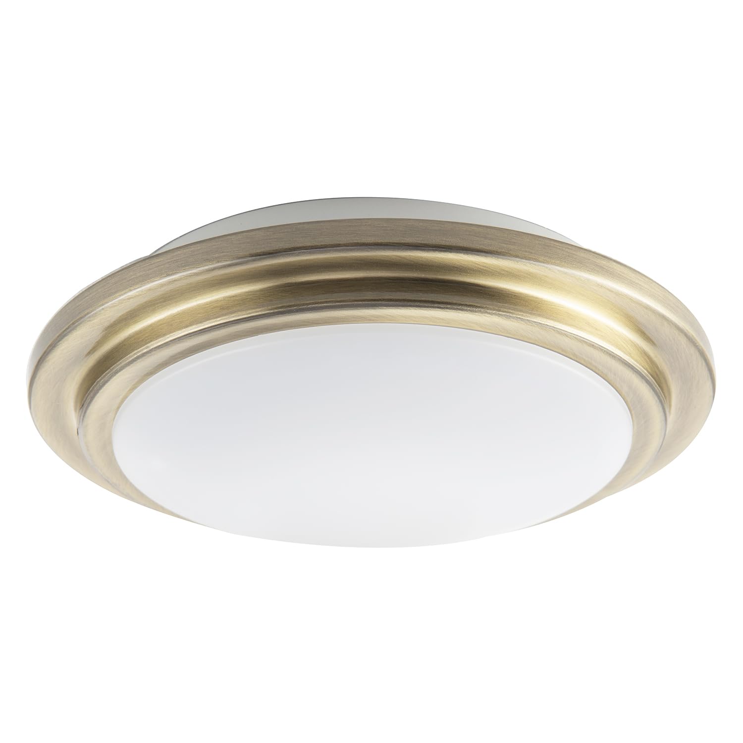 Happy Homewares Light Modern Chic Antique Brass Flush Led Bathroom Ceiling Fitting