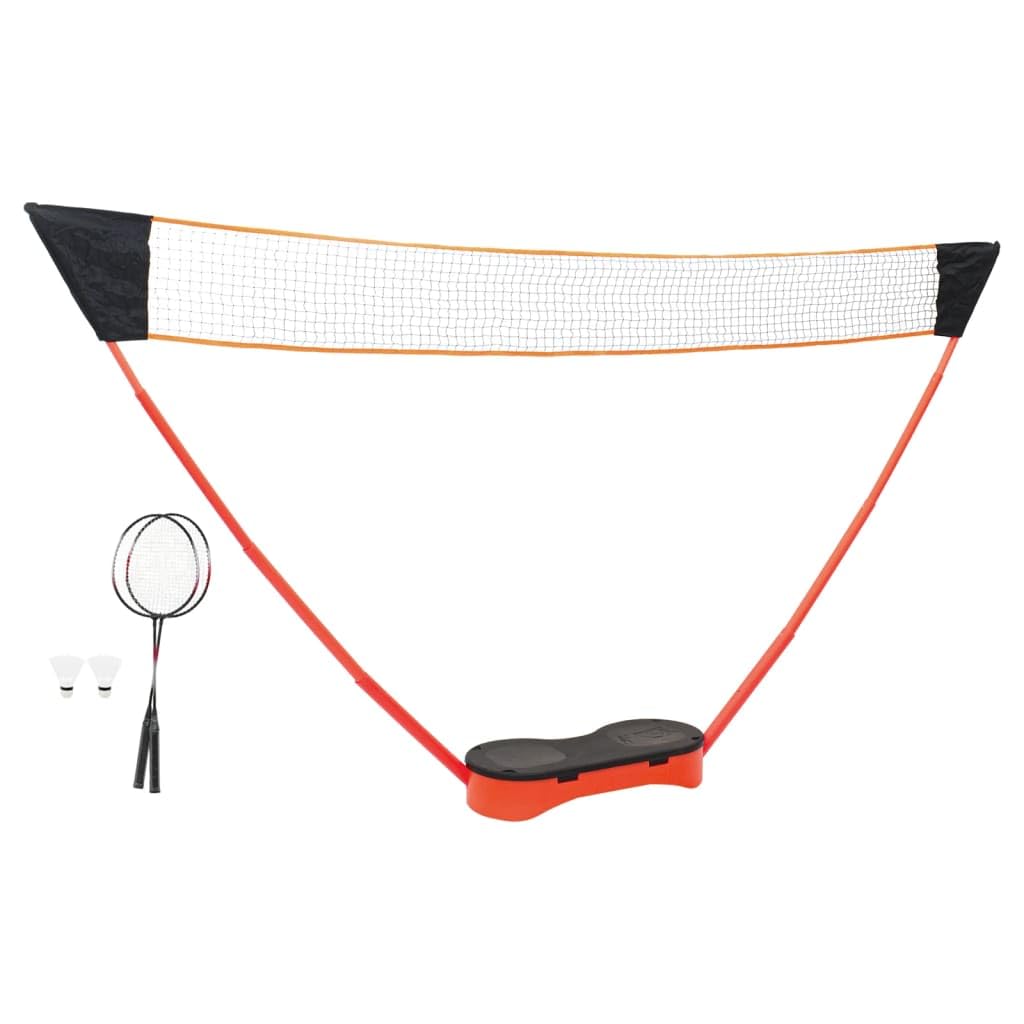 Set di 2 racchette da badminton, pallone da volo, rete 292 x 30 x 152 cm, racchetta leggera per esterni, giardino, parco, attrezzatura sportiva portatile per tempo libero, famiglia