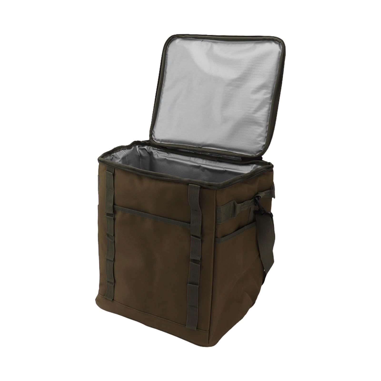 Jeffergarden Borsa Termica da Campeggio, Conservazione del Calore Borsa Termica Isolata Portatile di Grande capacità per Appendere Posizioni Multiple per Barbecue (OD Verde)