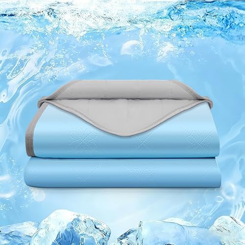 Cooling Blanket for Kids (40"x60" 0.99lbs),Ultra Soft and Lightweight Cozy Cooling Moisture Wicking Blanket for Toddler,Breathable Throws for Travel,Couch and Sofa,Also for Dogs