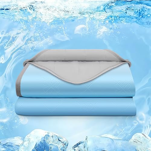 Cooling Blanket for Kids Ultra Soft and Lightweight Cozy Cooling Moisture Wicking Blanket for Toddler Breathable Throws for Travel Couch and Sofa Also for Dogs