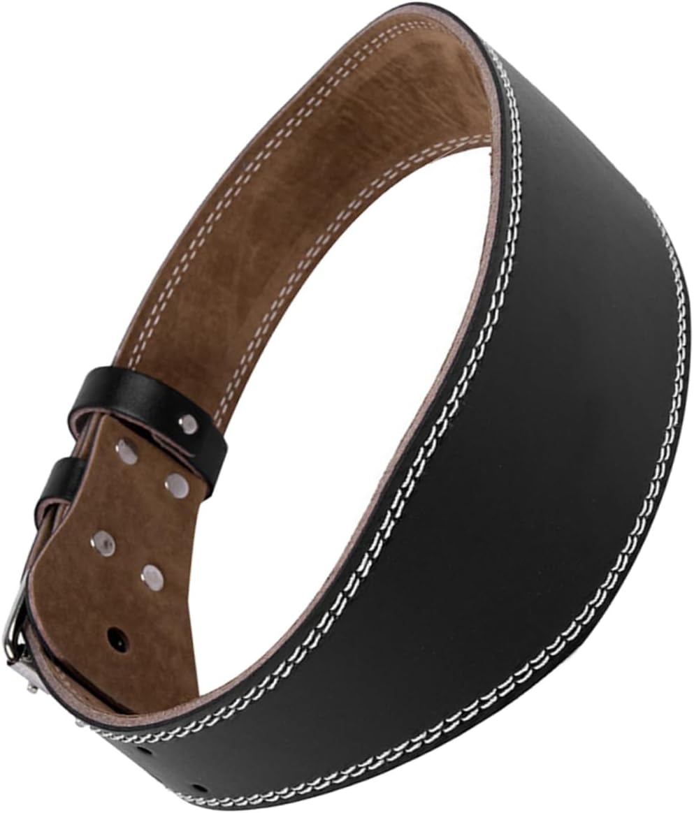 1Pc Adjustable PU Leather Waist Support Belt for Weightlifting Durable Lumbar Brace Strap for Gym Workouts for Squats and Deadlifts