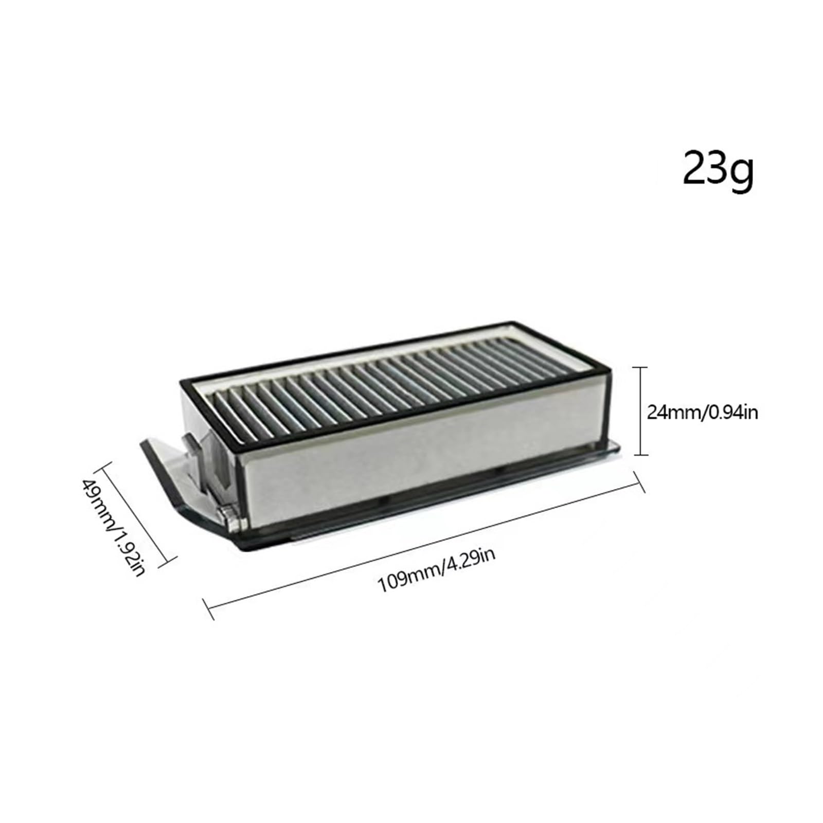 Bolsa de tela para filtro de cepillo para aspiradora, compatible con Dreame L40S Pro Ultra/L40s Ultra (5 bolsas de polvo)