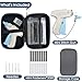 Mini Stitch Gun for Clothes - Quick Clothing Fixer - Handheld Fine Stitch Gun - Micro Tagging Gun Kit Includes 1000 Black Fasteners & 1000 White Fasteners, 6 Needle and Hard Case