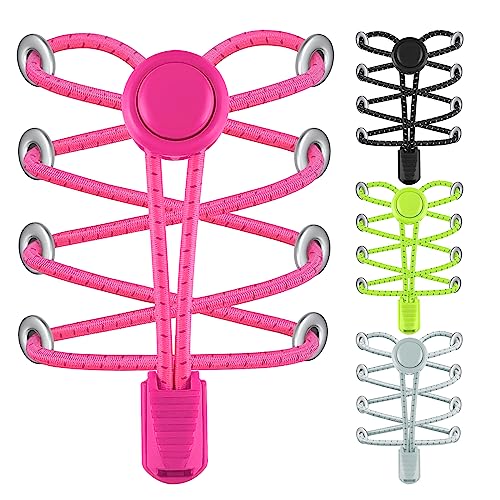 AMLY 4 Pairs Reflective Shoelaces