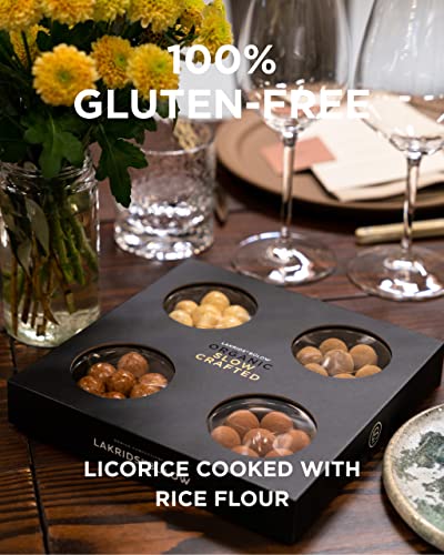 Lakrids By Bülow - Slow Crafted Selection Box - 6.2 Oz - Gift Box With Handmade Licorice Covered With Fine Chocolate #TOP2