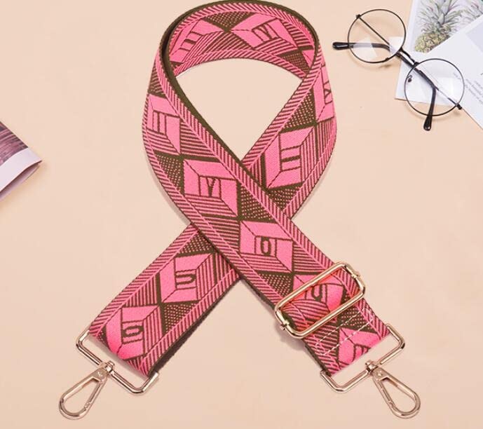 Sangle de sac à dos imprimé diamant épaule crossbody - 5
