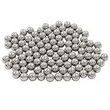 Bivethoi 100 Pack Carbon Steel Bearing Balls, 8mm Precision Steel Balls Polished Bearing Balls for Industrial Equipment/DIY Enthusiasts