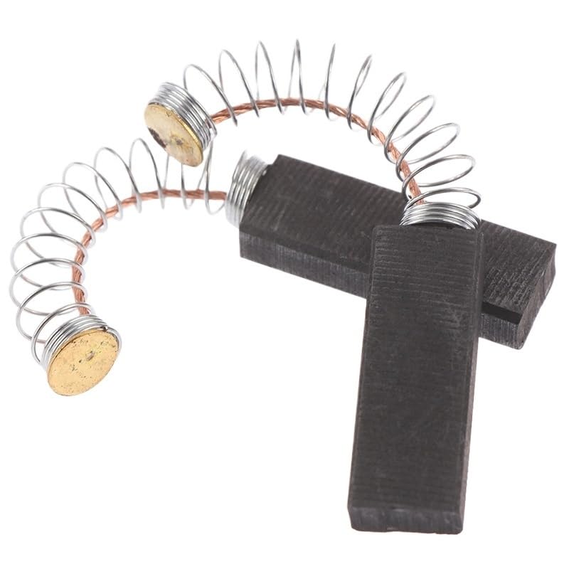 Set di 2 spazzole in carbonio per motore, 32 x 11 x 6 mm, per utensili elettrici e accessori per macinare
