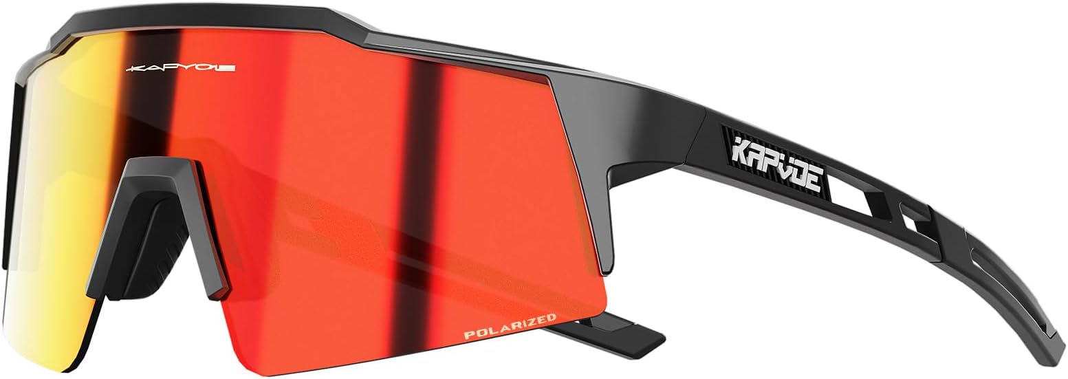Polarized Cycling Glasses With 1 Lens Or 4 Interchangeable Lens Tr90 Frame For Men Women Sports Bike Sunglasses