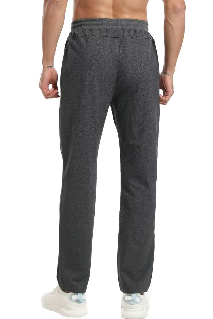 Tansozer Pantaloni Tuta Uomo Sportivi Pantalone Uomo Joggers Cotone Pantaloni Running Uomo Jogging Felpa Fitness Elasticizzati Pantaloni Grigio 06 XL