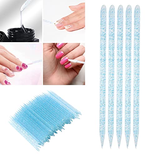 100pcs Cuidados Com As Unhas Empurrador de Cutículas Remoção de Pele Morta Manicure Pedicure Bastões