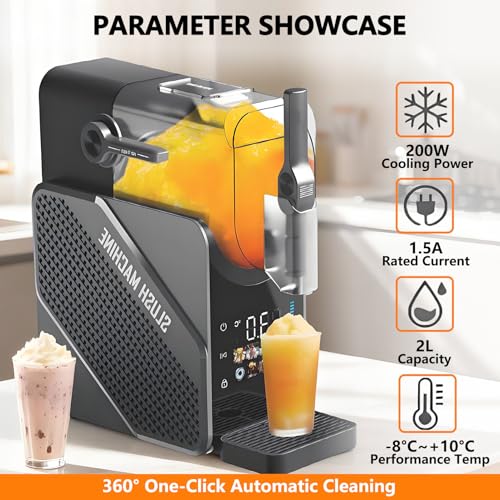 Dispensador de bebidas frías de 2 l profesional con 7 programas automáticos 5