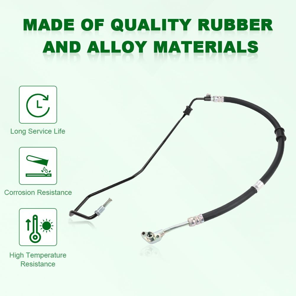 Power Steering Pressure Hose Assembly Compatible with Honda Accord V6 3.0L 1998 1999 2000 2001 2002 Replacement for 53713-S87-A04 53713S87A04 3401165
