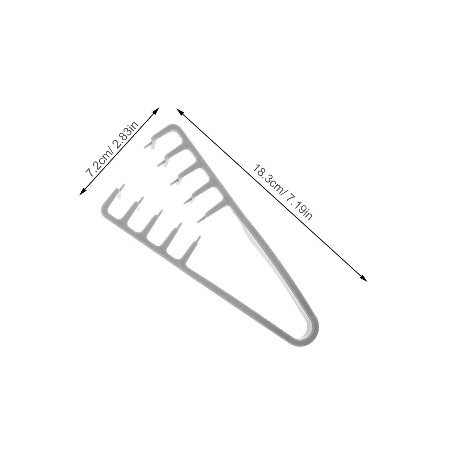 10piezas Peine Voluminizador Textura Esponjosa para Levantar Raíces Peine de Dientes Anchos para Cabello Afro y Flequillo Herramienta de Peinado para Mujeres y Hombres