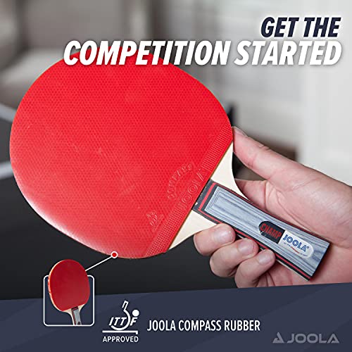 Joola Champ Table Tennis Paddle - Recreational Ping Pong Racket For Intermediate Players - More Speed & Control-Ping Pong Paddle With Flared Ergonomic Handle-Table Tennis Equipment For Adults & Kids #TOP3