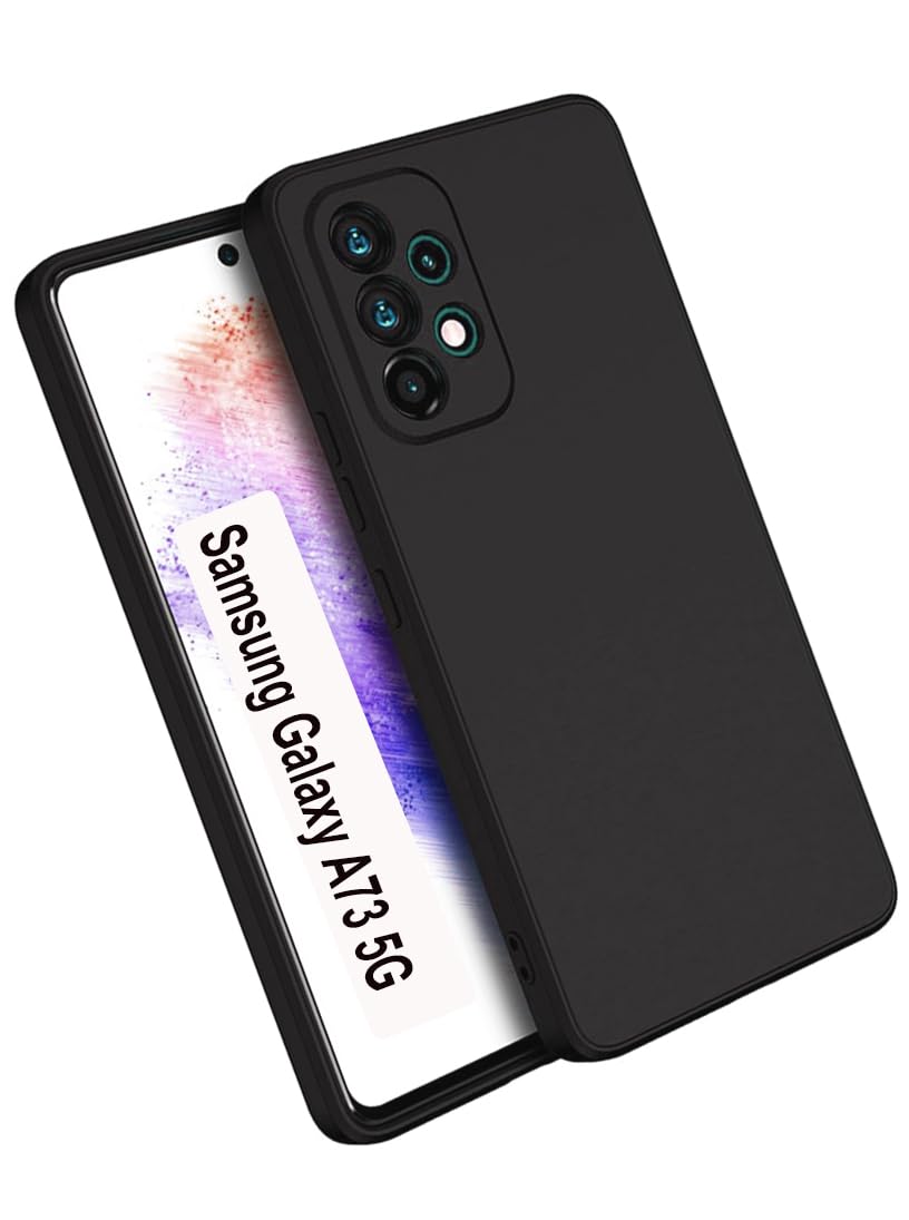 COBERTA Back Cover for Samsung Galaxy A73 5G Back Cover Case - Black Silicon (B0CS9ZJHKW) Amazon Price History, Amazon Price Tracker