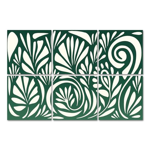 6 Panels Art Acoustic Panels Hand drawn minimal abstract Collage