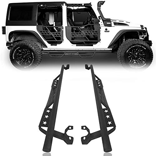 Estribos laterales para Jeep Wrangler JK 4 puertas 2007-2018 miniatura 2